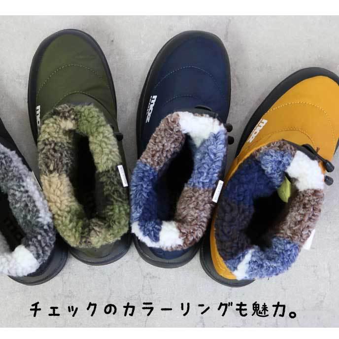 moz（モズ） 【秋冬定番】〔22.5~25.5cm 〕防水加工 チェックボア