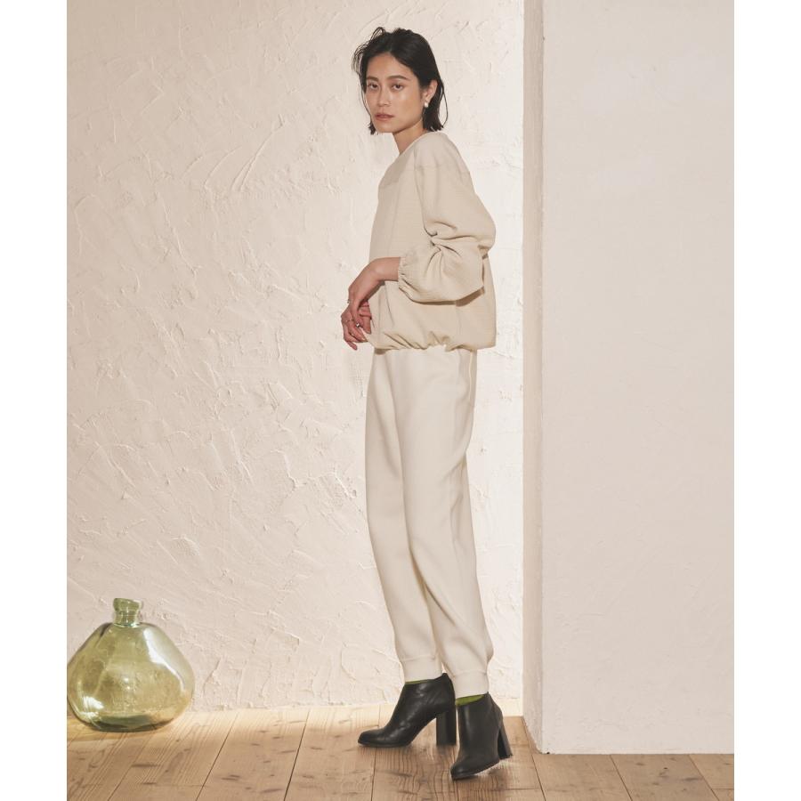 スムースニットジョガーパンツ -洗濯機洗い可-