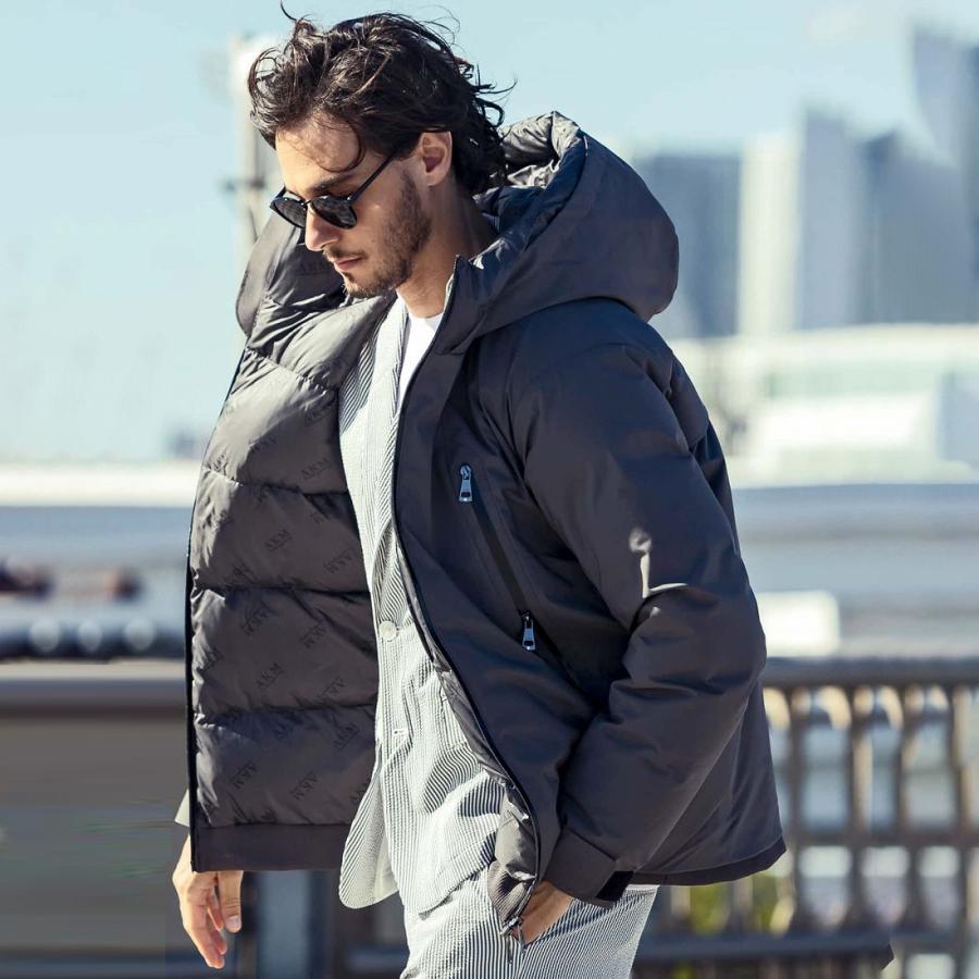 直営店・WEB限定】AKM Contemporary ダブルフードダウンジャケット