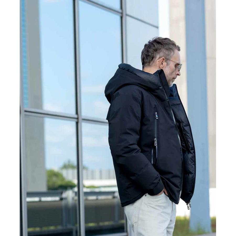 直営店・WEB限定】AKM Contemporary ダブルフードダウンジャケット