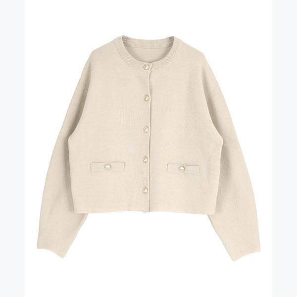 titivate ゴールド釦ニットカーディガン : マルイ(丸井)Yahoo!店