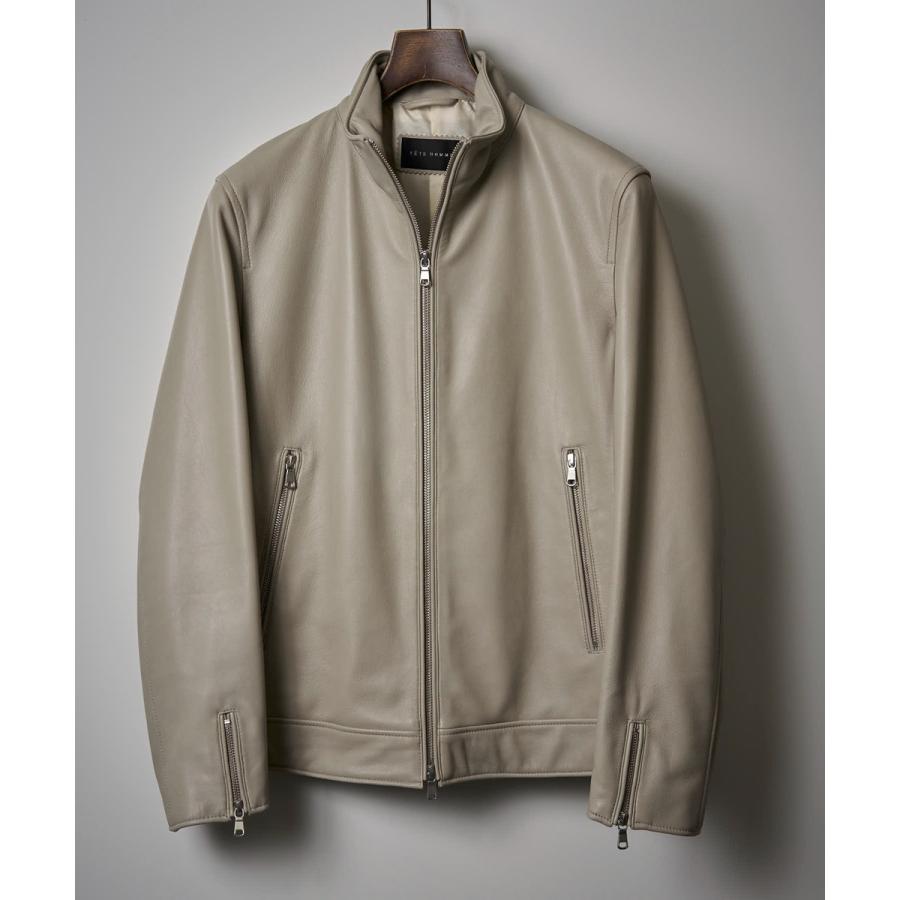 2022年製美品★TETE HOMME シングルライダースジャケット ラムレザー TETE HOMME（テットオム）の「【WEB限定】ラムレザーシングル