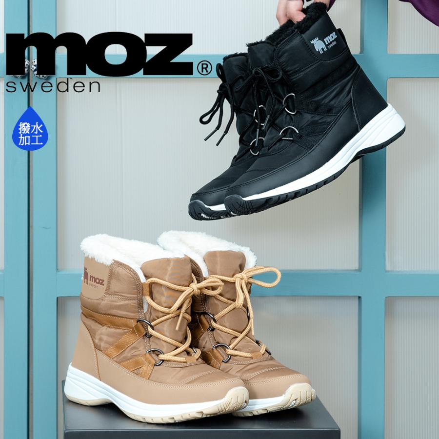 moz（モズ） 【秋冬新作】〔撥水加工〕moz トレッキング スノーブーツ