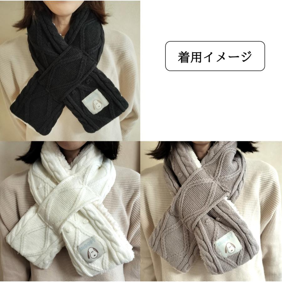 スヌーピー/マフラー/ボア/刺繍/キャラクター/大人用/グッズ : マルイ