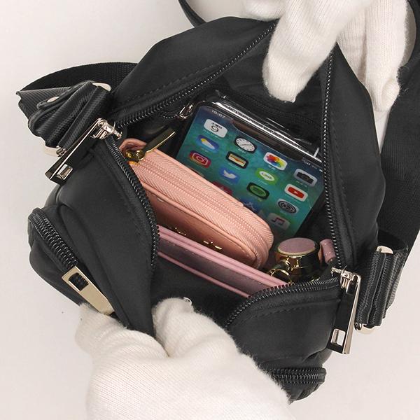Kitamura ショルダーバッグ 黒 ナイロン　新品未使用タグ付き Kitamura｜ショルダーバッグ R-0740 | Rakuten Fashion(楽天