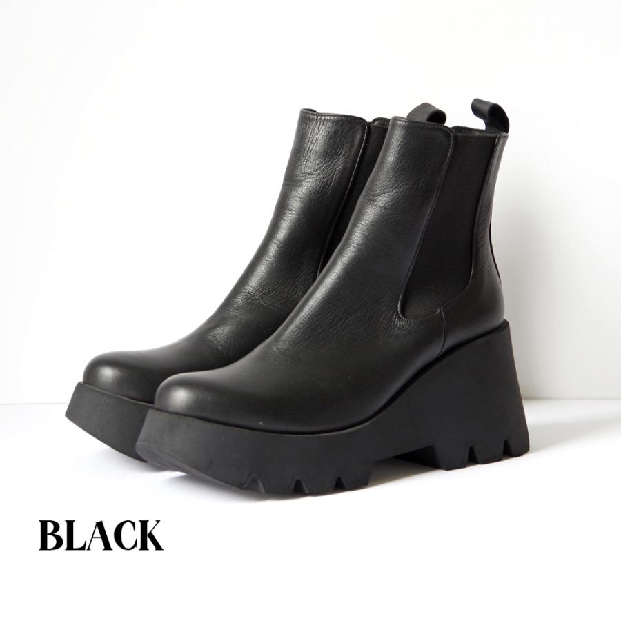 BUENO （ブエノ） / 厚底ウエッジソール サイドゴアブーツ Z8403