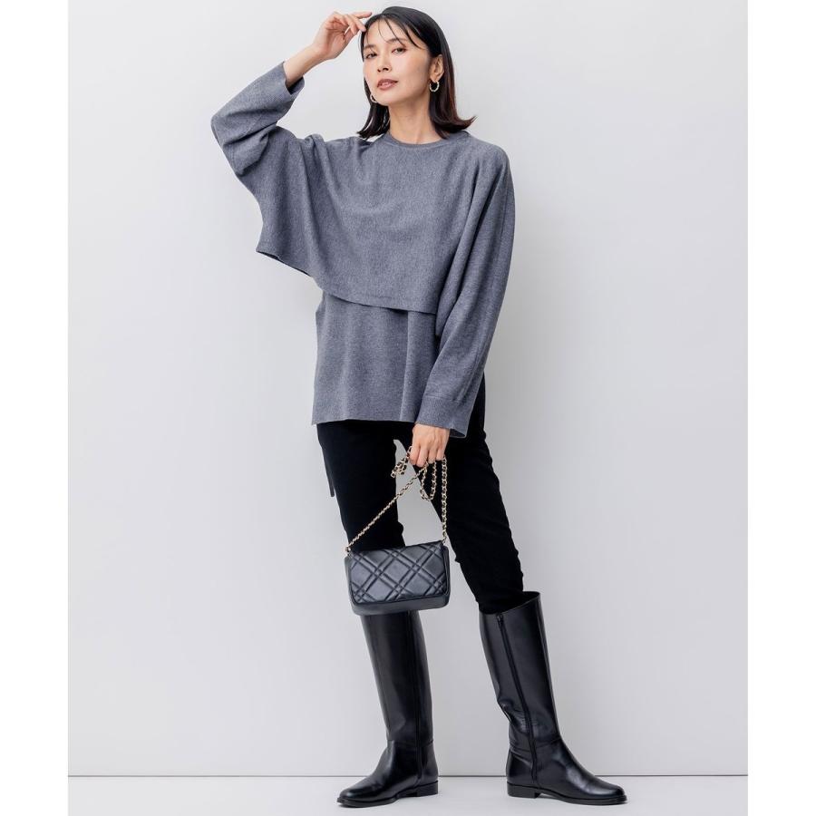 23区 【洗える】ツインニットクロップド ニットベスト : マルイ