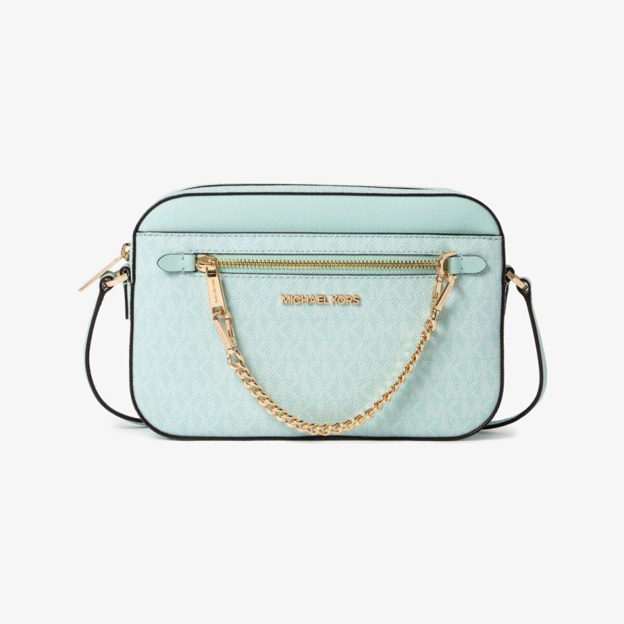 MICHAEL KORS JET SET ITEM EW ジップチェーン クロスボディ