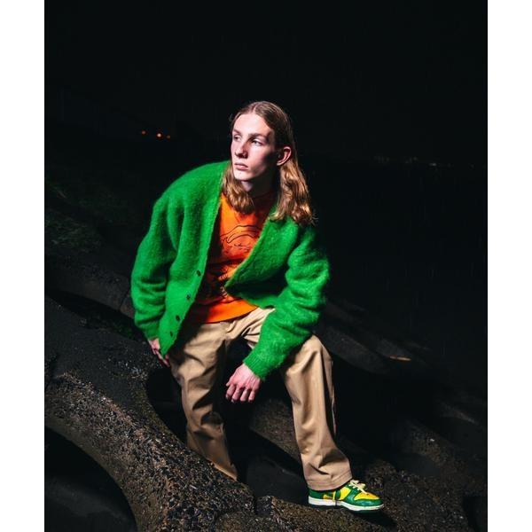 SAINT MICHAEL／セント マイケル／CARDIGAN／MOHAIR／GREEN