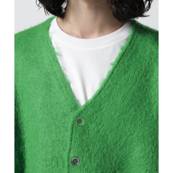SAINT MICHAEL／セント マイケル／CARDIGAN／MOHAIR／GREEN