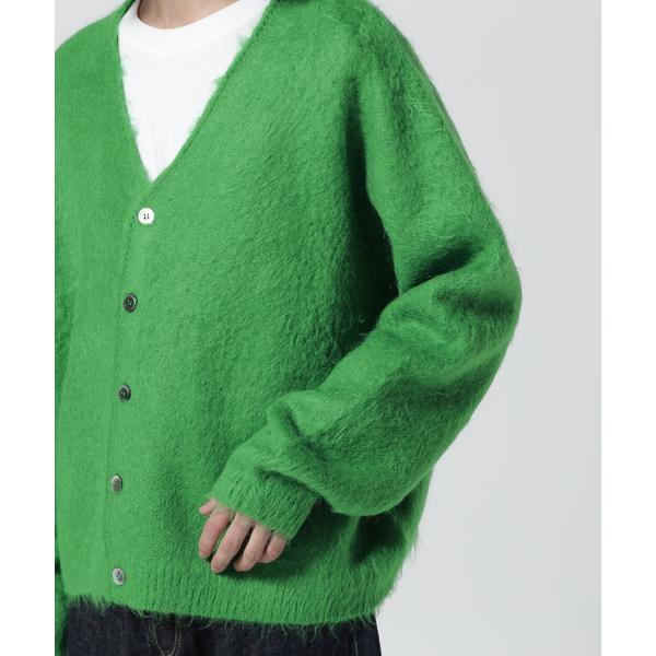 SAINT MICHAEL／セント マイケル／CARDIGAN／MOHAIR／GREEN