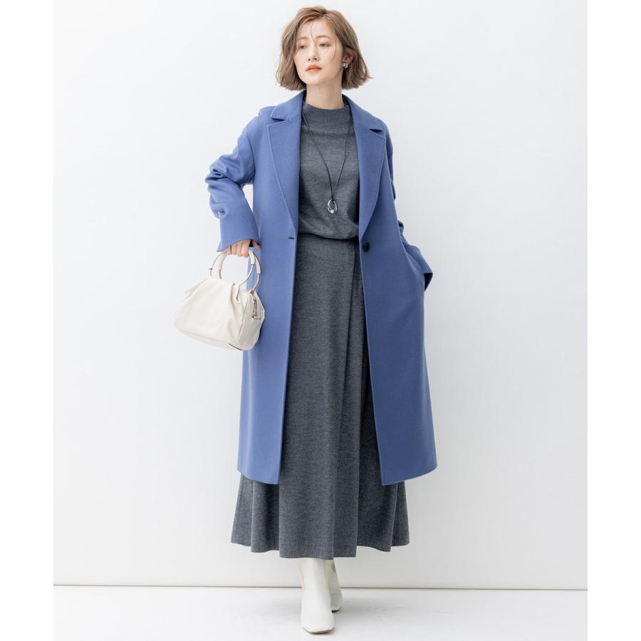 【滝沢眞規子さん着用】ウールカシミヤビーバー チェスター コート 23区｜【滝沢眞規子さん着用】ウールカシミヤビーバー