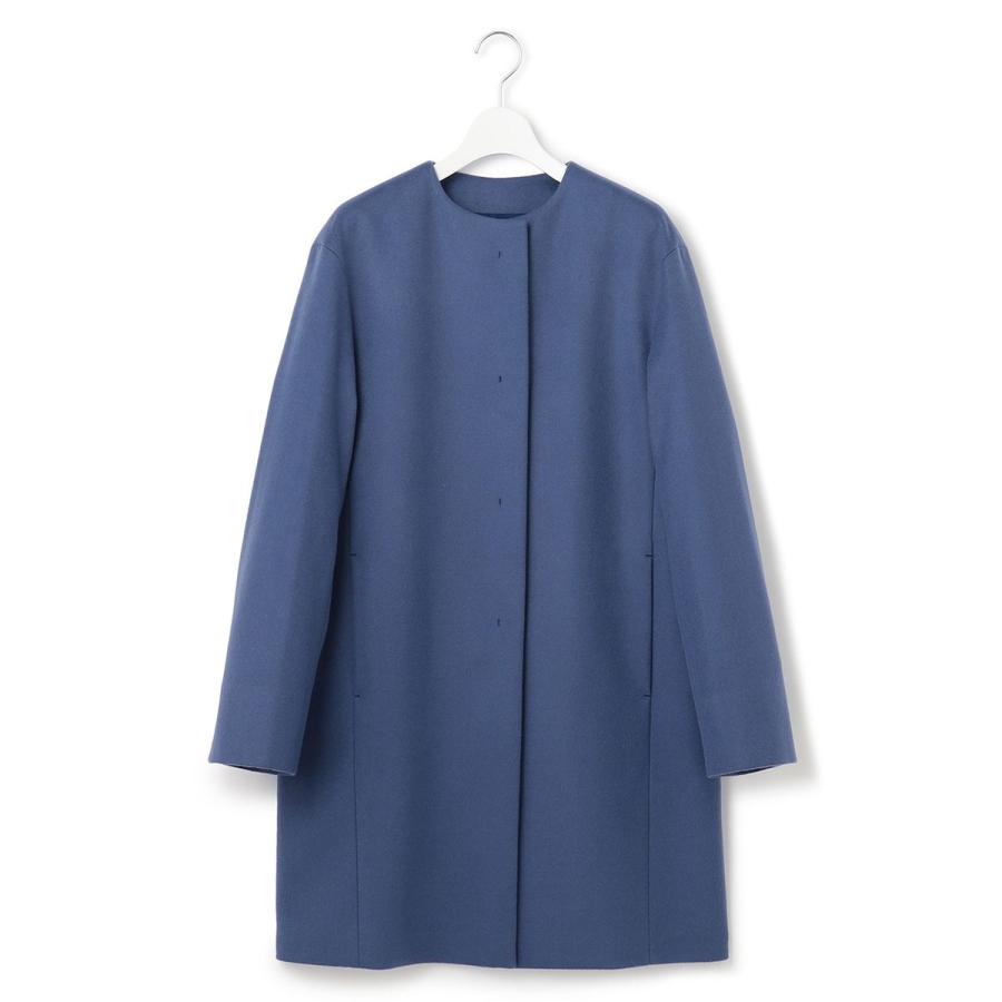 23区（ニジュウサンク） ウールカシミヤビーバー ノーカラー コート