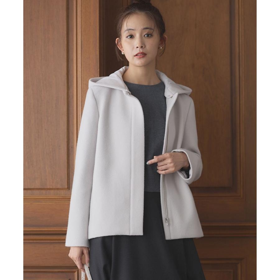 ショートコート　mariapipi 白　パール　マリアピピ　マリピピ Charles-Louis（pearl） | COLLECTION,2025 AUTUMN WINTER COLLECTION