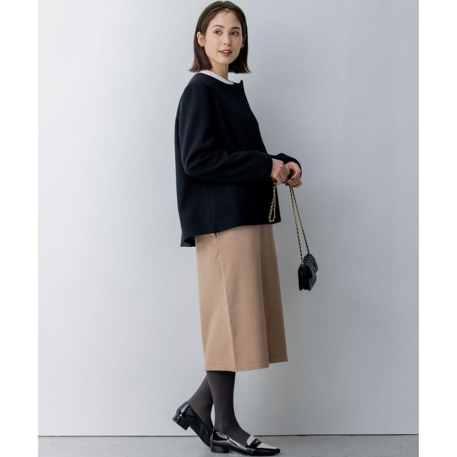 kumikyoku組曲 2WAYショートビーバー フーテッドコート 組曲（KUMIKYOKU） 2WAYショートビーバー フーテッドコート : マルイ