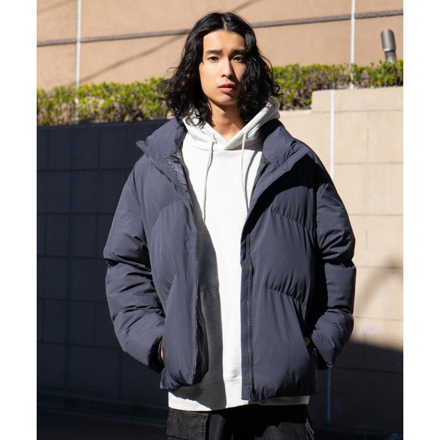 防風 撥水 ストレッチ 軽量 700 フィルパワー相当 ファイバー 中綿