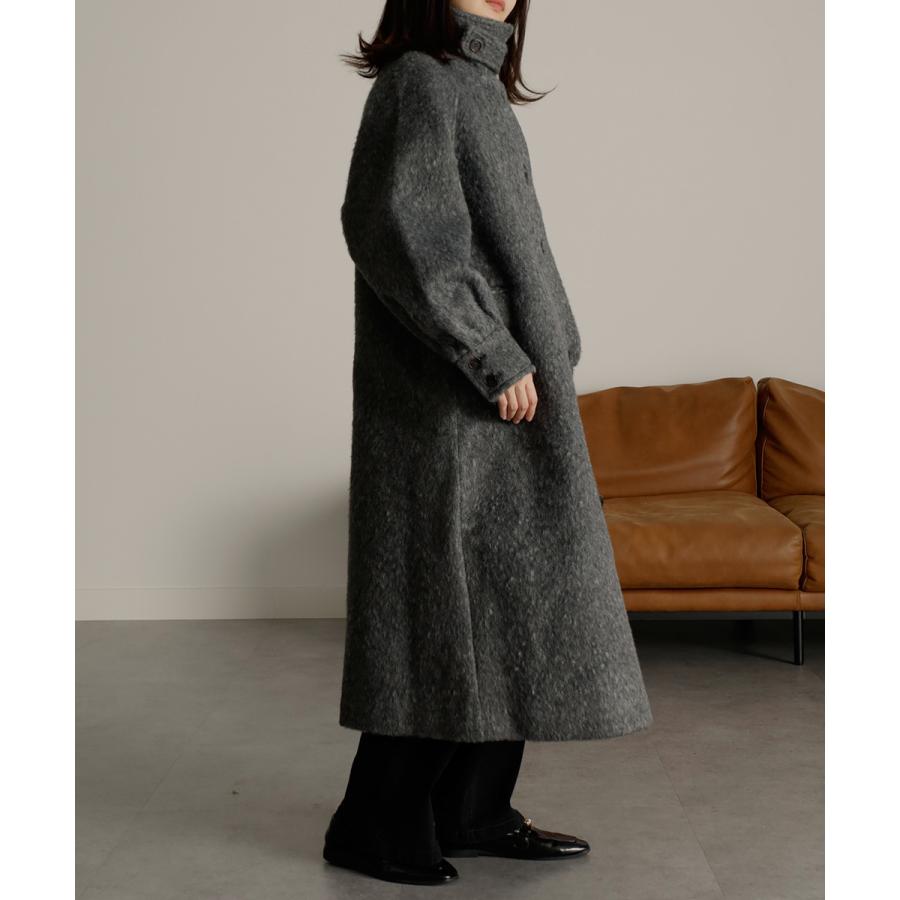 RANAN（ラナン） シャギーステンカラーロングコート : マルイ(丸井