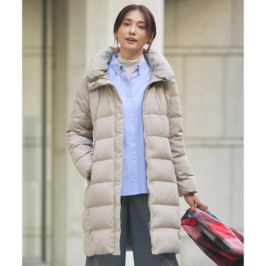 J.PRESS（J.プレス） ブラッシュドマルチポリ ロング ダウン コート