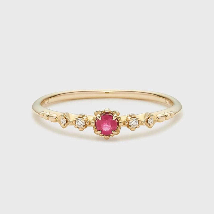 【Pocket Ring】K10ルビーリングの画像