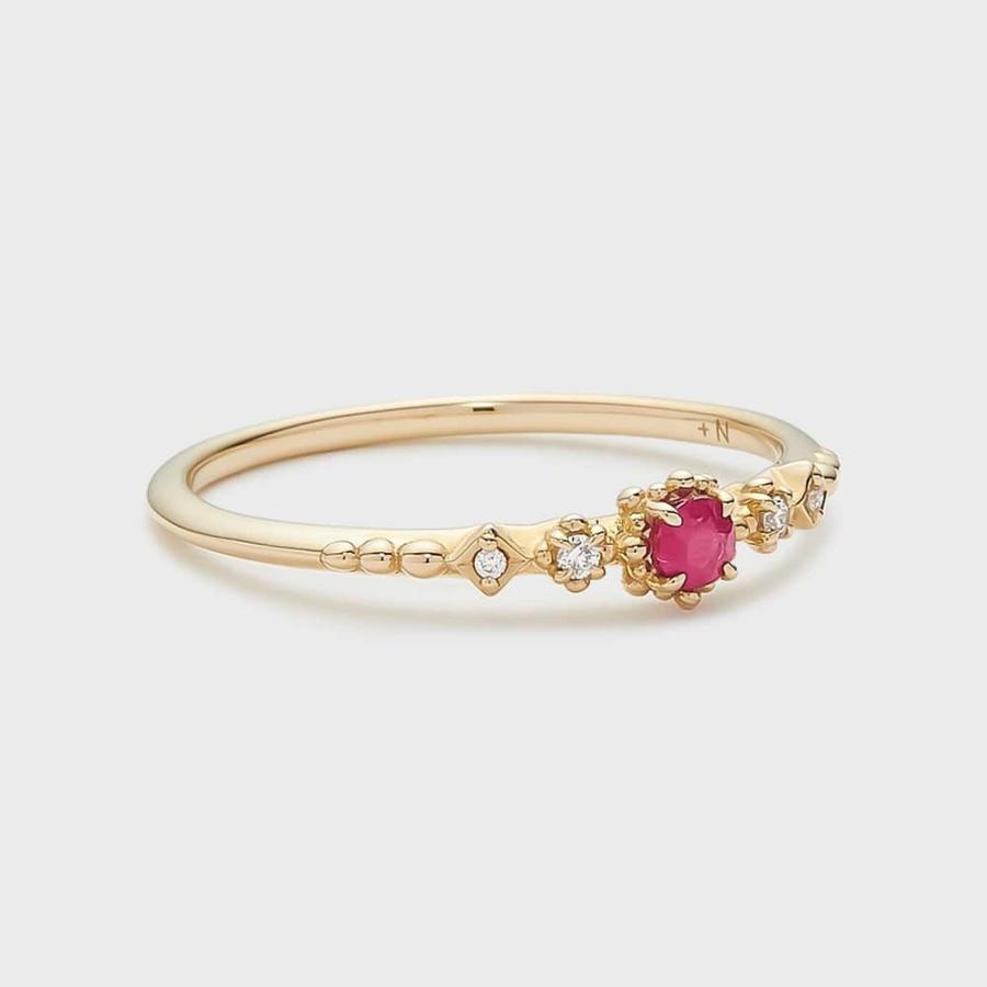 【Pocket Ring】K10ルビーリングの画像
