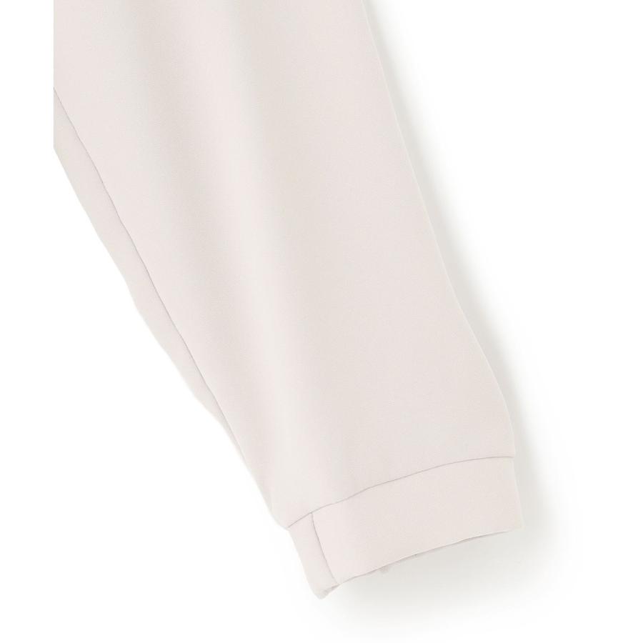 【新品】ICB Mサイズ【洗える】ライトダブルクロス フリルデザインブラウス ICB 【洗える】ライトダブルクロス フリルデザインブラウス