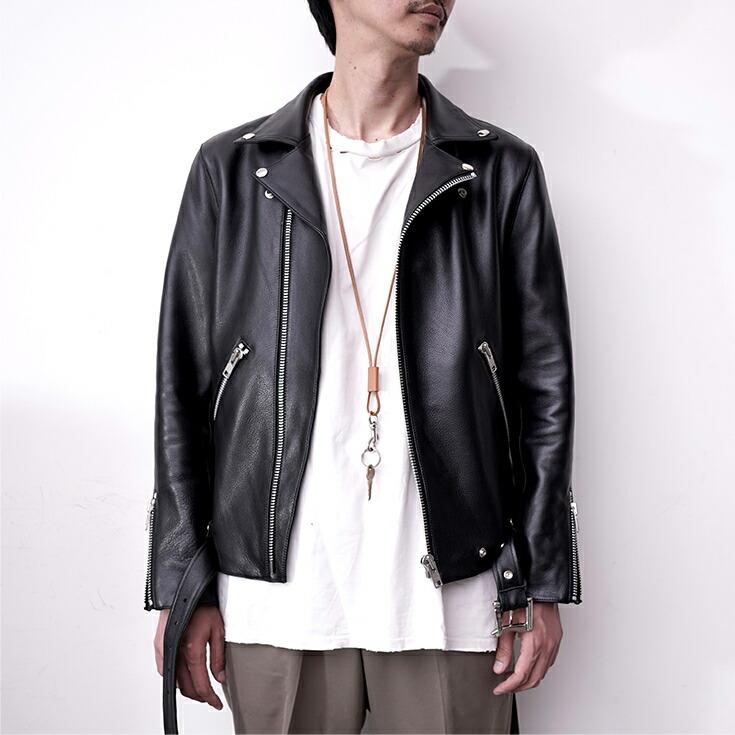 VALLET 本革 ダブルライダースジャケット メンズ ヴァレット VALLET02ANの画像