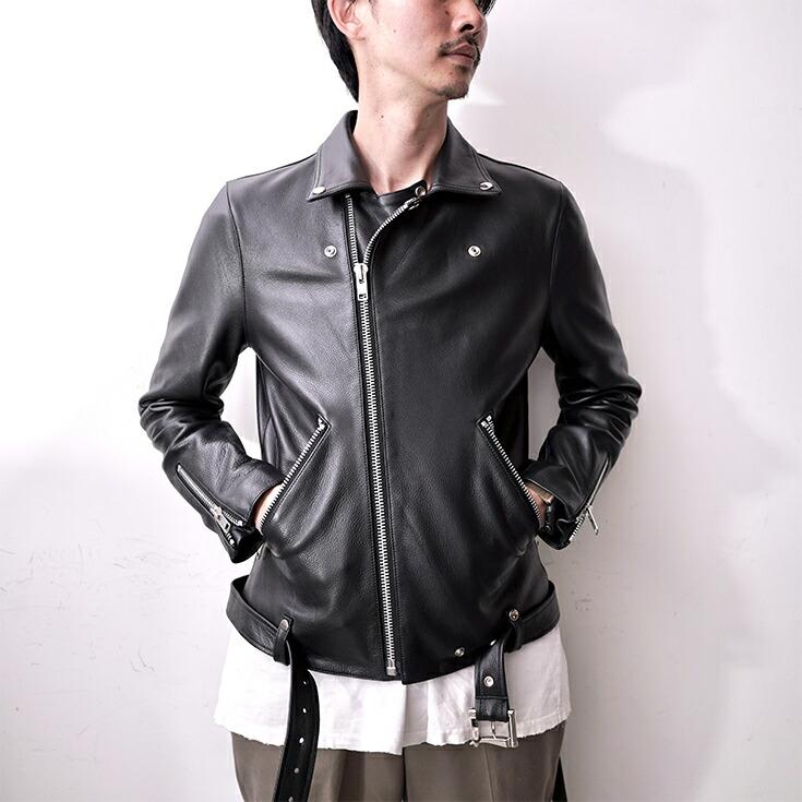 VALLET 本革 ダブルライダースジャケット メンズ ヴァレット VALLET02ANの画像