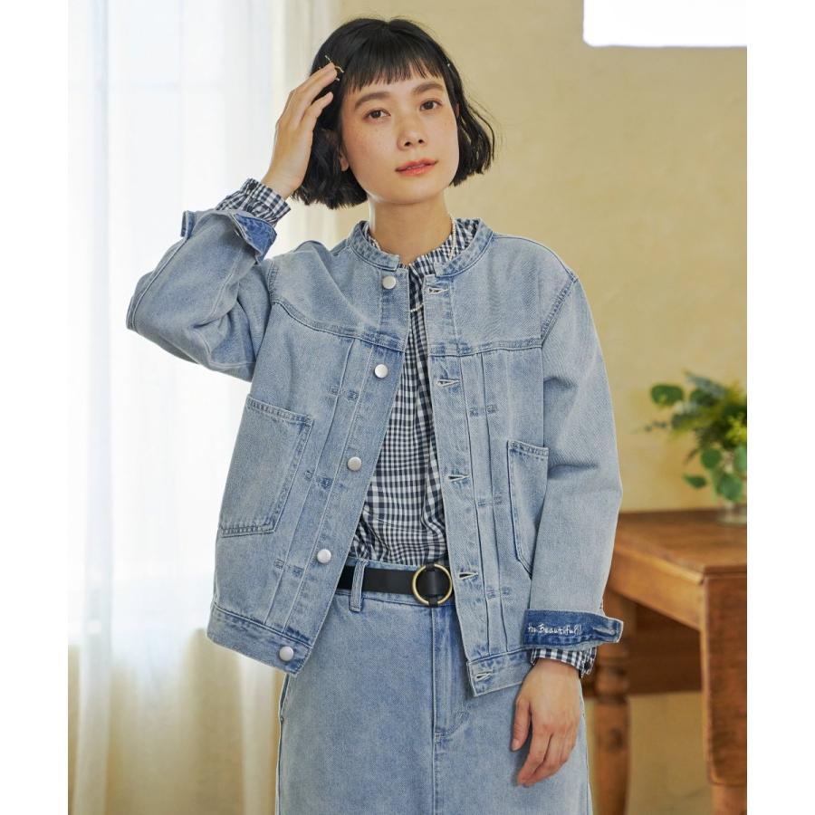 LBC（エルビーシー） 【セットアップ着用可能】LBCデニムノーカラー