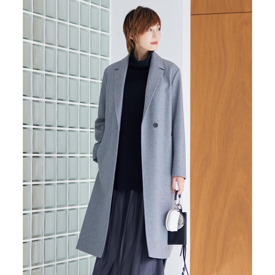 ICB（アイシービー） ウールライトメルトン チェスターコート : マルイ