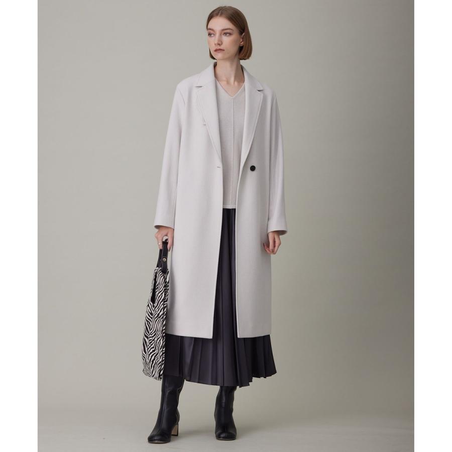 ICB（アイシービー） ウールライトメルトン チェスターコート : マルイ