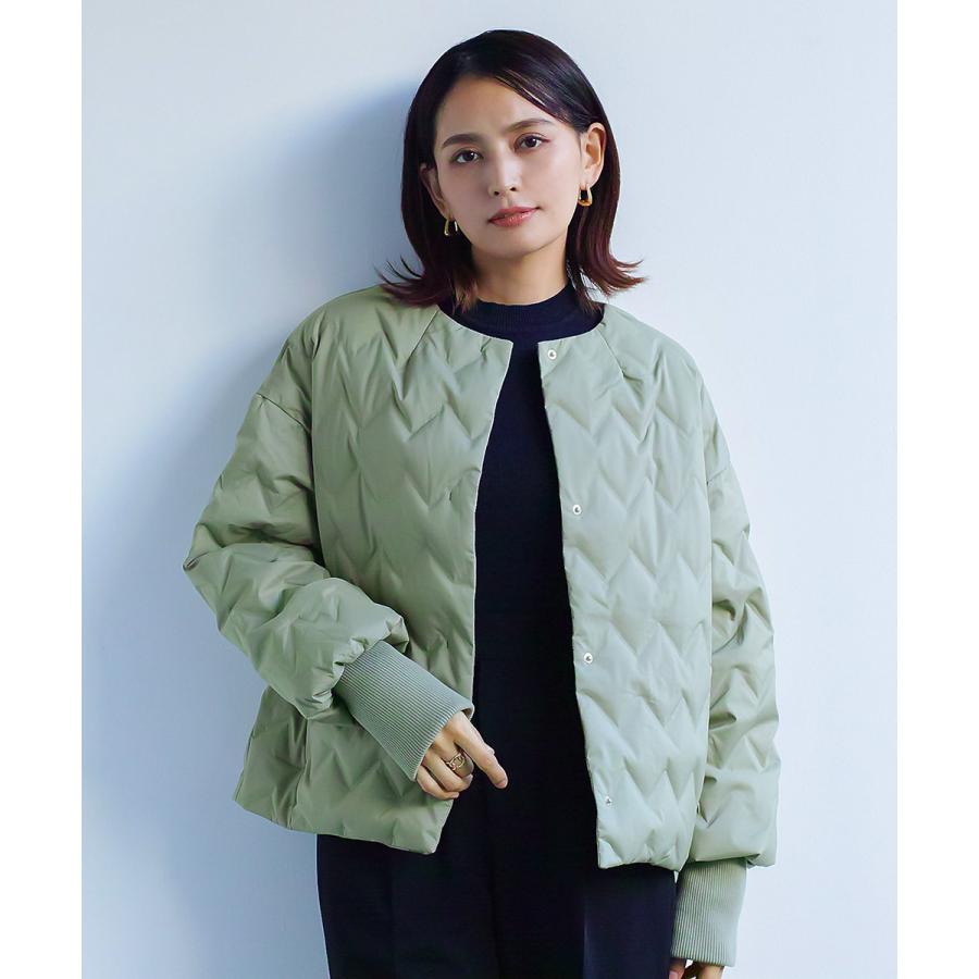 Emilyan 【Emiliyan・撥水加工】ぽこぽこデザインシームレス・お袖リブ 