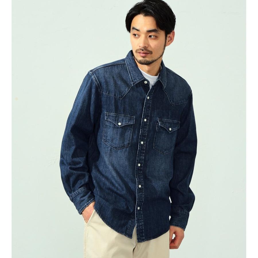 EDWIN デニムウエスタンシャツ 長袖 : マルイ(丸井)Yahoo!店
