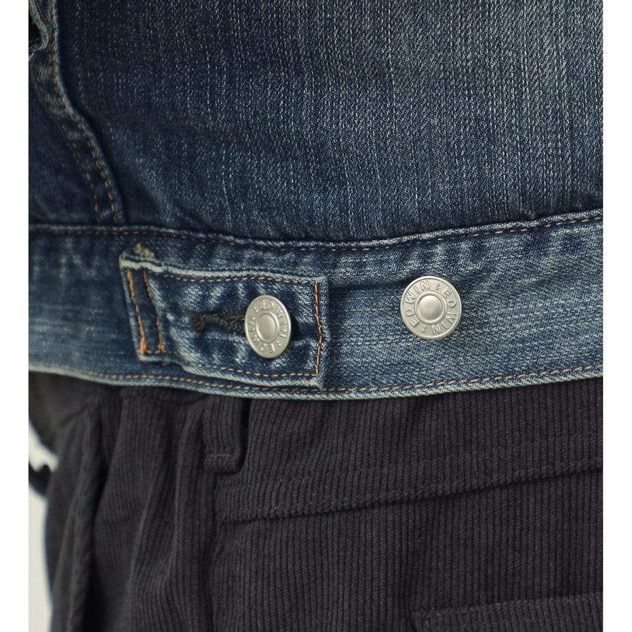 EDWIN（エドウィン） 【大きいサイズ】ボアデニムワークジャケット