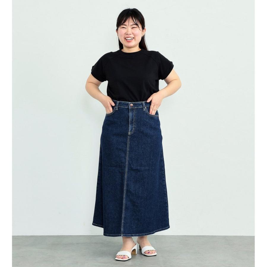 【大きいサイズ】SOMETHING フレアデニムスカート｜0101marui｜03
