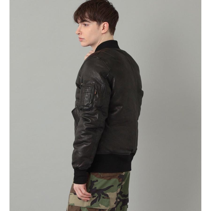 Alpha Industries 【直営店限定】MA-1レザーダウン／本革