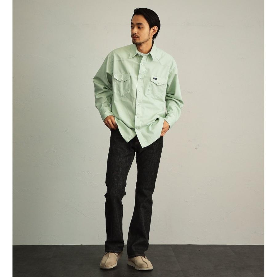 Wrangler バーガンディ スエードブーツカットパンツ Wrangler 