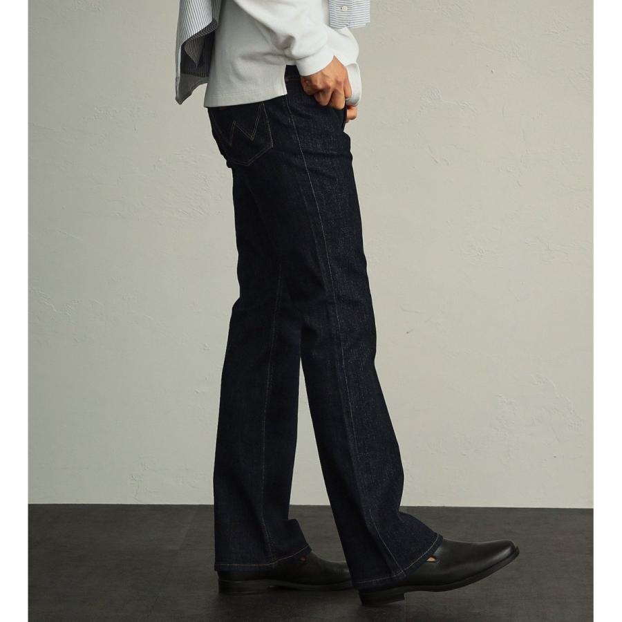 Wrangler バーガンディ スエードブーツカットパンツ Wrangler 