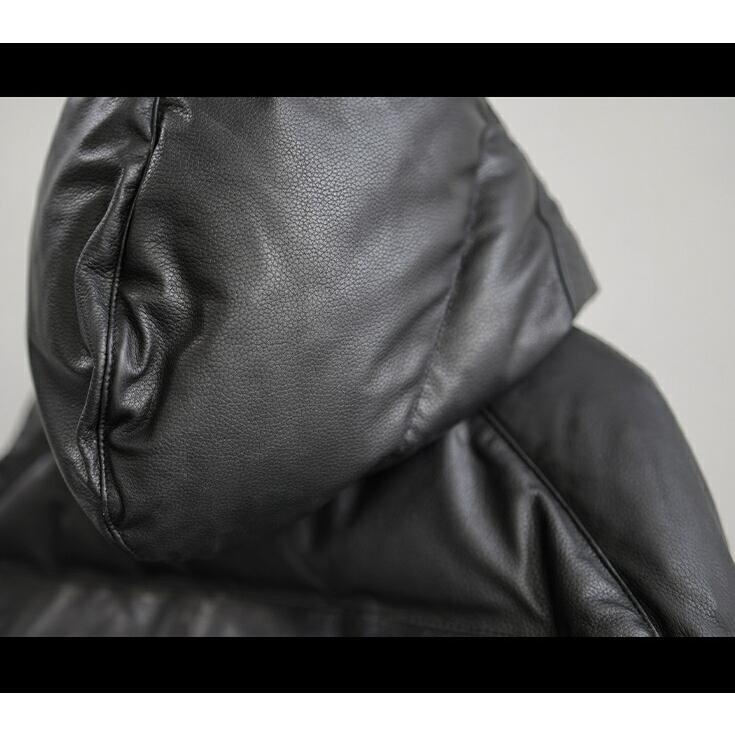 VaLLet 本革 ダウンジャケット メンズ ヴァレット VALLET04DR  レザージャケットの画像