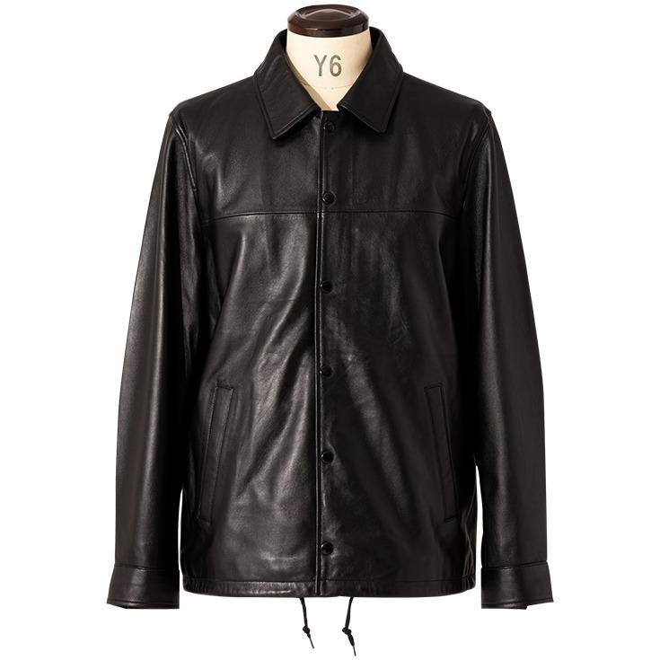 Liugoo Leathers レザーコーチジャケット　羊革　訳あり価格 Liugoo Leathers 本革 コーチジャケット メンズ リューグーレザーズ