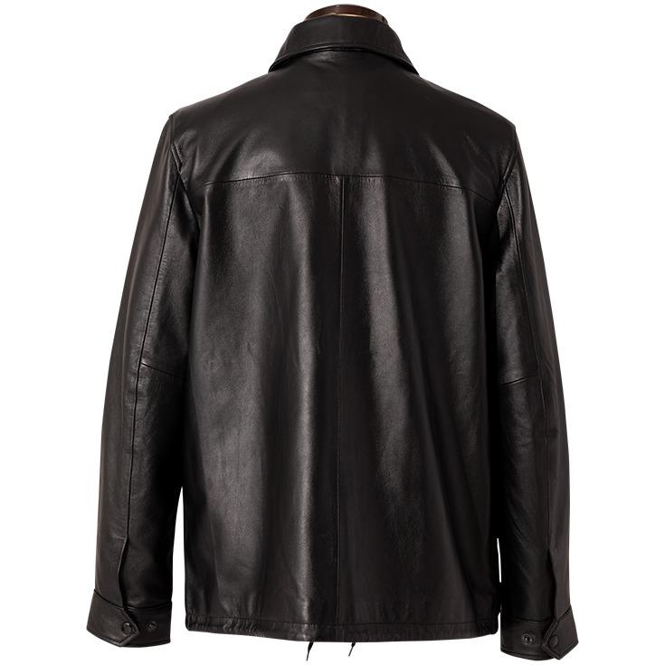 Liugoo Leathers 本革 コーチジャケット メンズ リューグーレザーズ