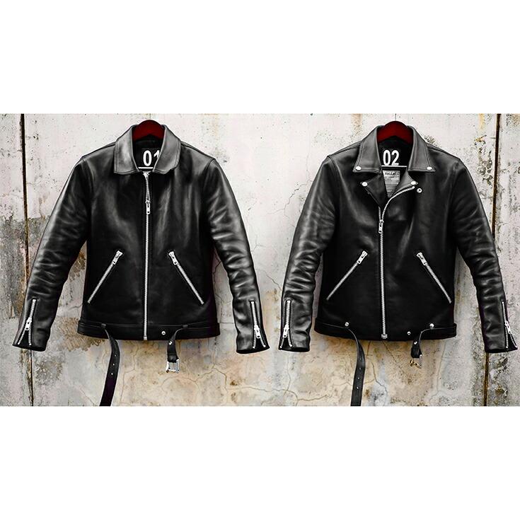 VALLET 本革 ダブルライダースジャケット メンズ ヴァレット VALLET02VGの画像