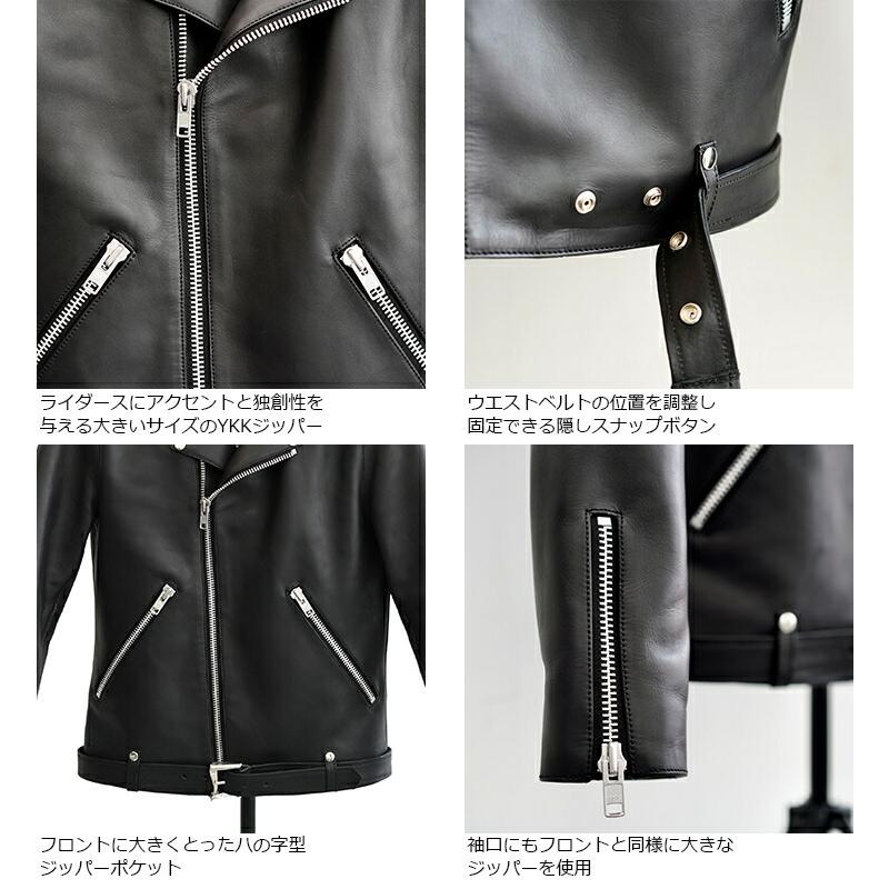 VALLET 本革 ダブルライダースジャケット メンズ ヴァレット VALLET02VGの画像