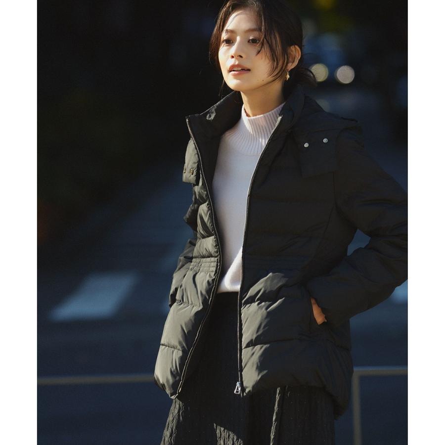 組曲（KUMIKYOKU） 【洗える・2WAY】ライトタフタショートダウン