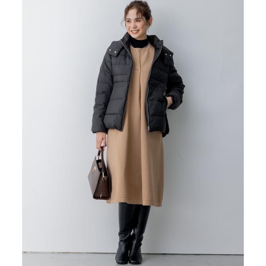 組曲（KUMIKYOKU） 【洗える・2WAY】ライトタフタショートダウン