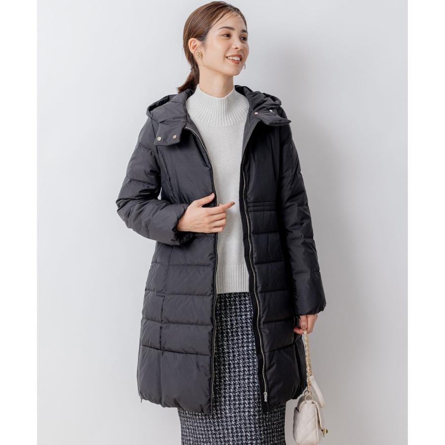 【極美品】近年 組曲「洗える」ライトタフタロングダウン コート Aライン フード 組曲（KUMIKYOKU） 【洗える】ライトタフタロングダウン : マルイ(丸井