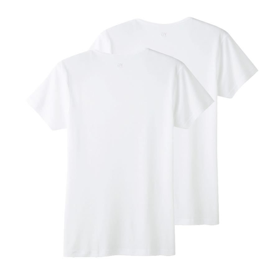 【YG】【DRY＆DEO】ＶネックＴシャツ（２枚組）｜0101marui｜06