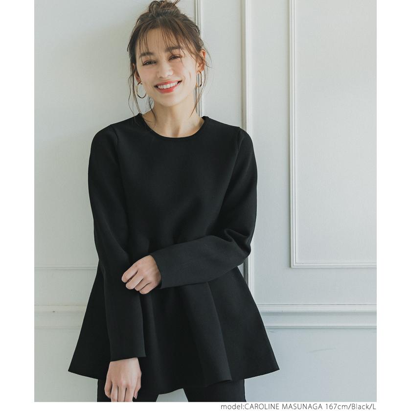 coca（コカ） スポンディッシュニットフレアトップス 全2色 : マルイ