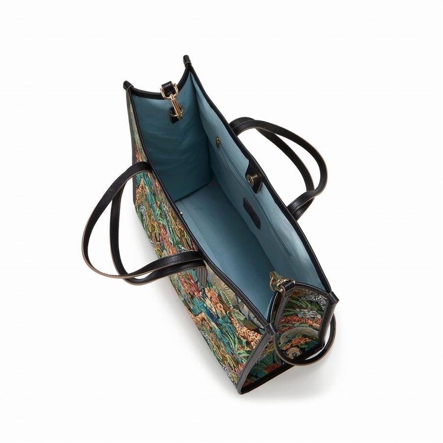 TOPKAPI 【TREASURE TOPKAPI】ジャガード アニマル モチーフ トート