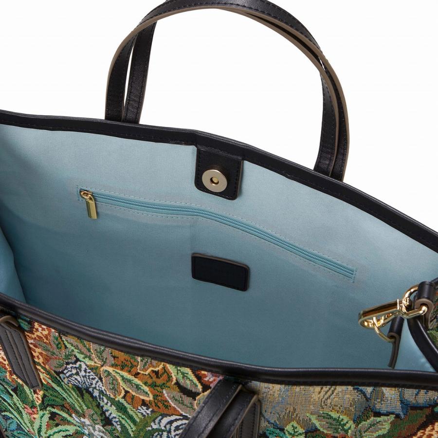 TOPKAPI 【TREASURE TOPKAPI】ジャガード アニマル モチーフ トート