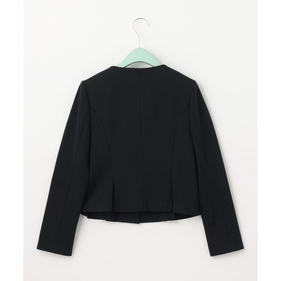 ノーカラージャケット【消臭＆洗える！】PRESENT BOW ジャケット 消臭＆洗える！】PRESENT BOW ジャケット ノーカラージャケット【消臭